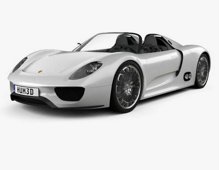 CAR – Porsche 918 spyder 2011 3D Model