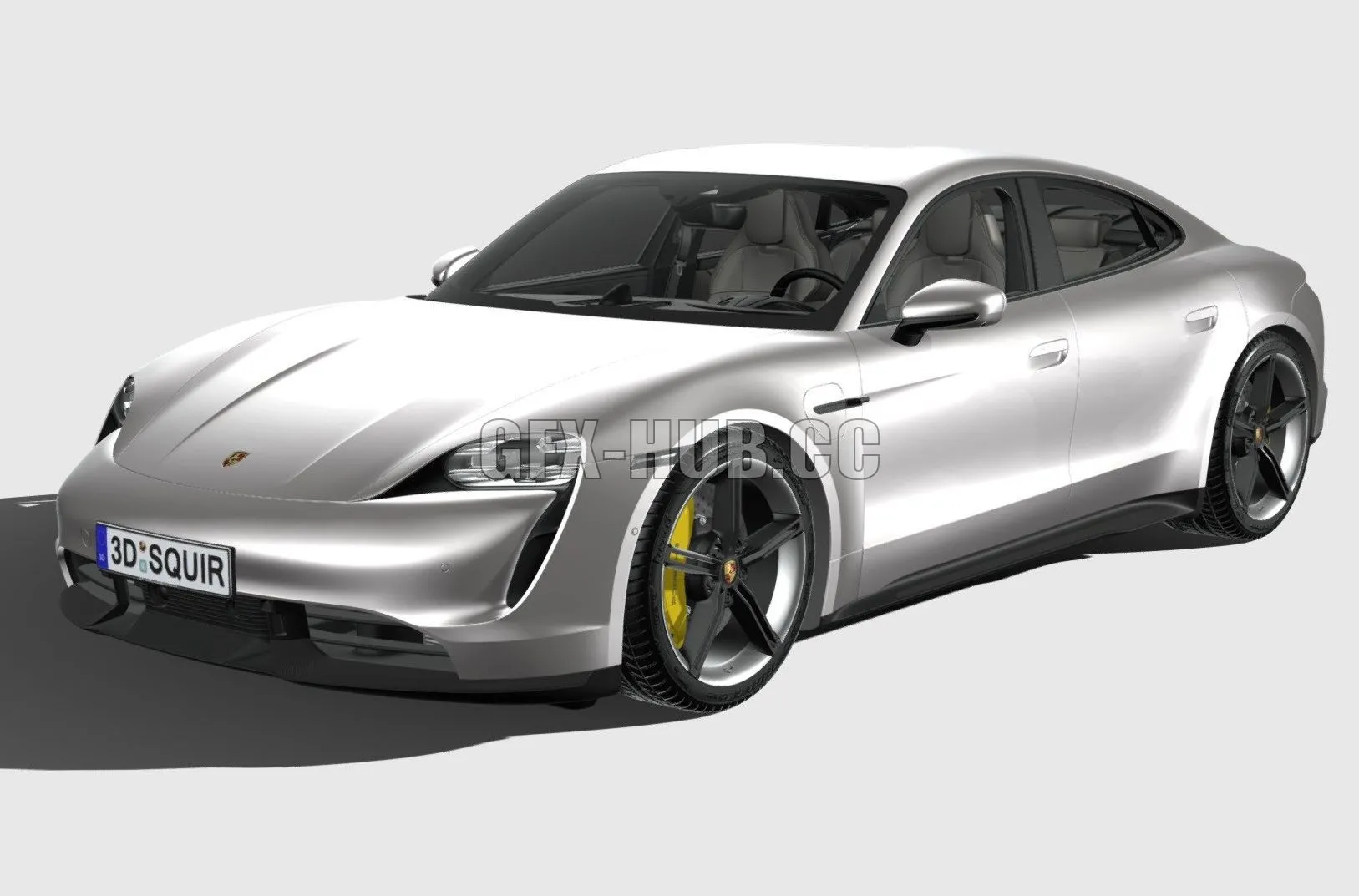 CAR – Porsche Taycan 2020 3D Model