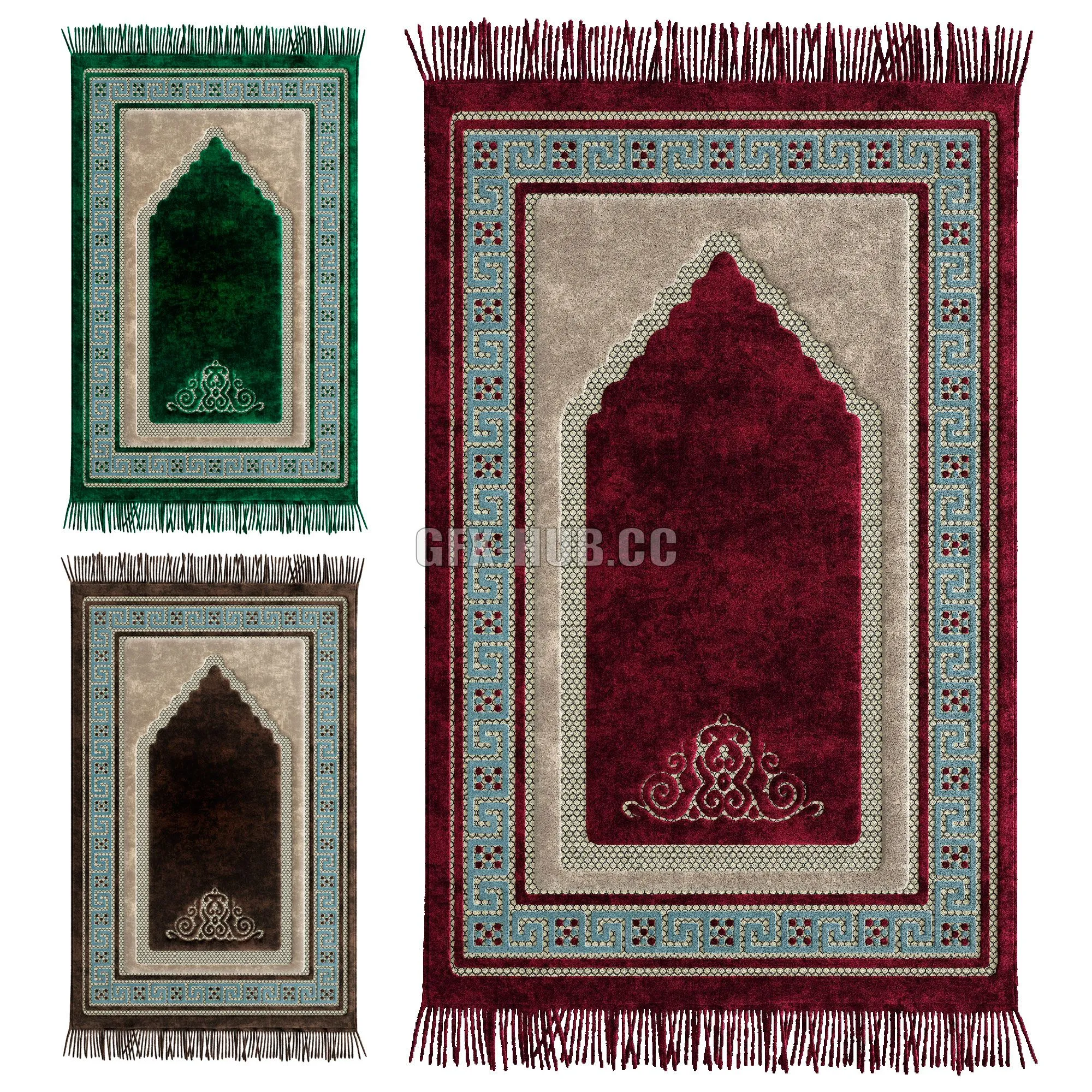 CAR – Prayer Carpet 3D Model