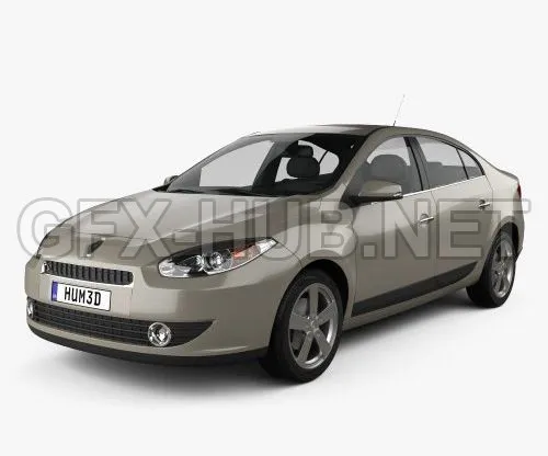 CAR – Renault Fluence 2010  3D Model