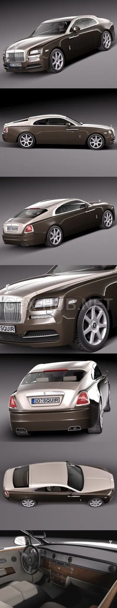 CAR – Rolls Royce Wraith 2014 –  3D Model