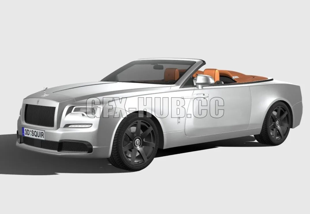 CAR – Rolls-Royce Dawn Silver Bullet 2020 3D Model