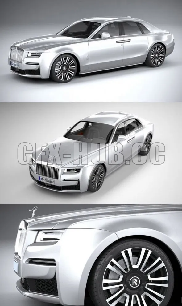 CAR – Rolls-Royce Ghost 2021 3D Model