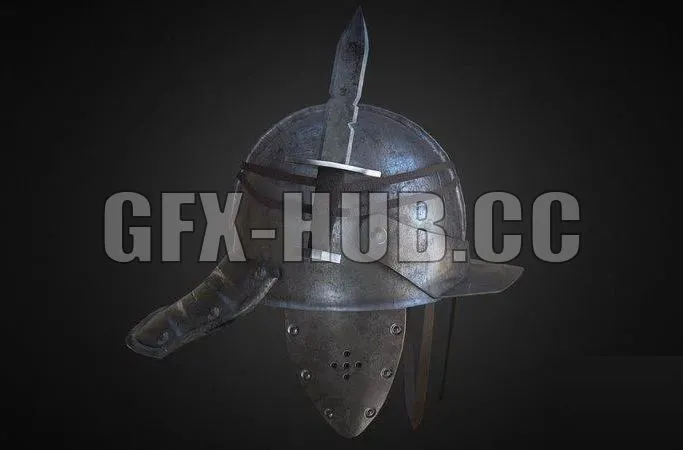 PBR Game 3D Model – Adventurers Helmet