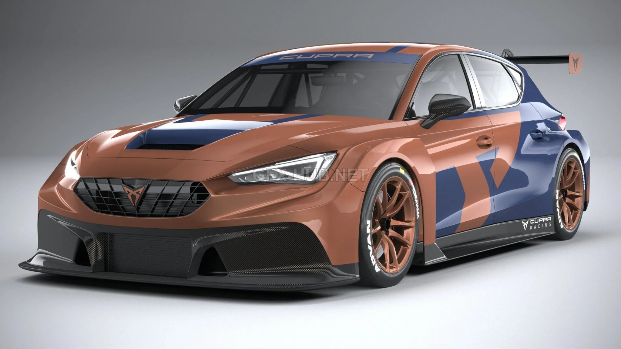 CAR – Seat Leon Cupra Competicion 2020 car 3D Model