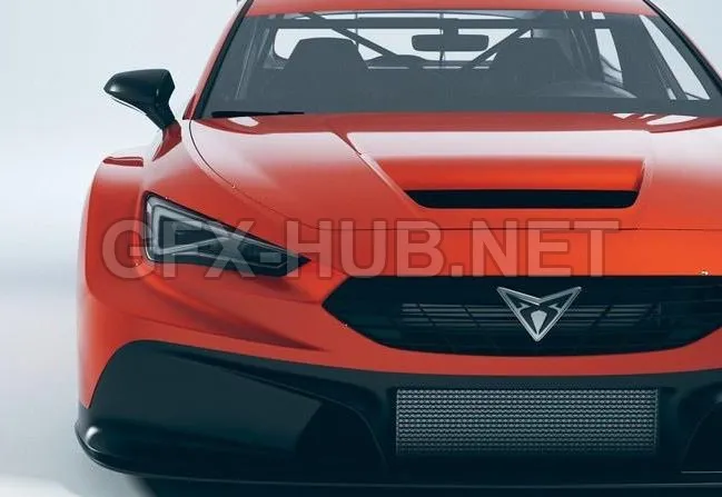 CAR – Seat Leon Cupra Competicion 2020 3D Model