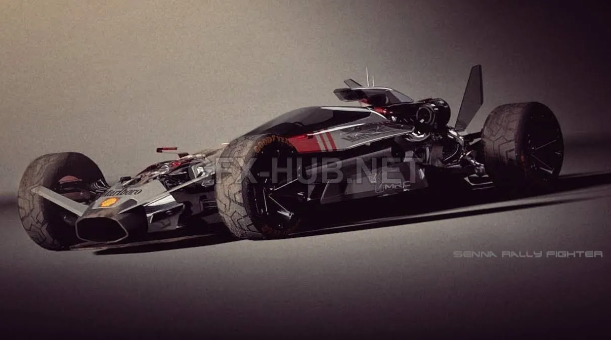 CAR – Senna Rally Fighter Concept 3D Model