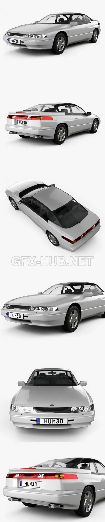 CAR – Subaru SVX 1992  3D Model