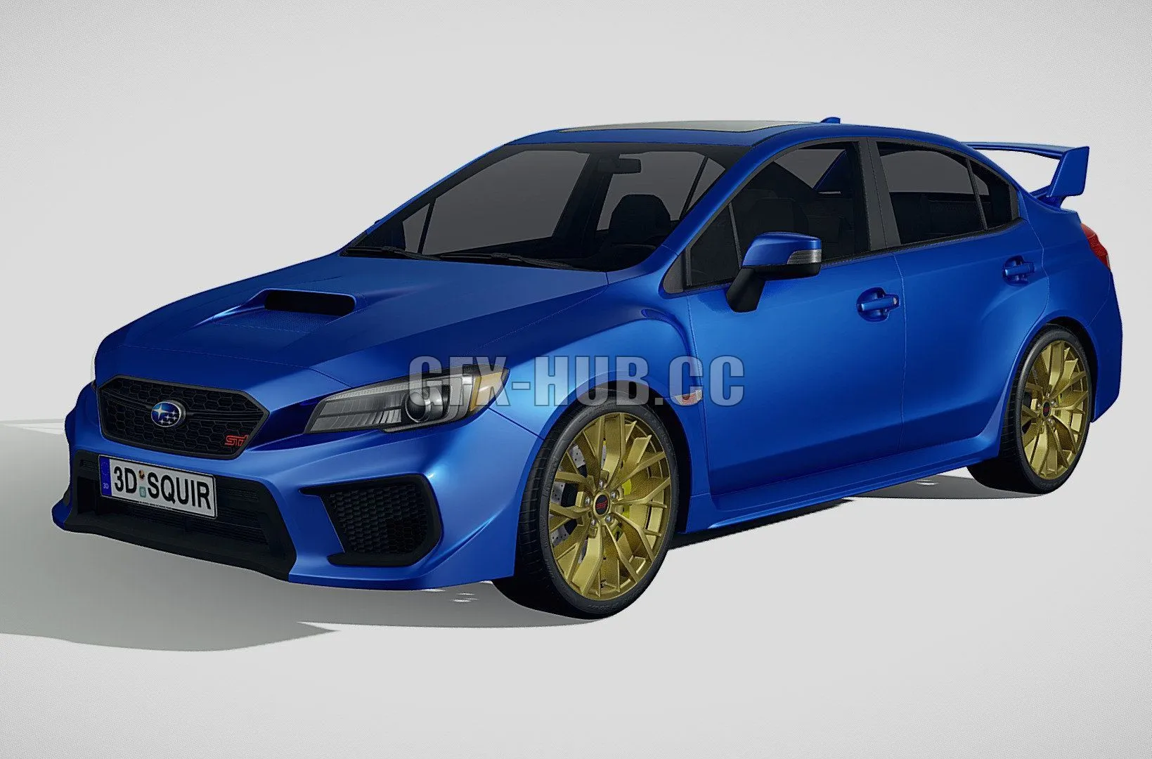CAR – Subaru WRX STI s209 2019 3D Model