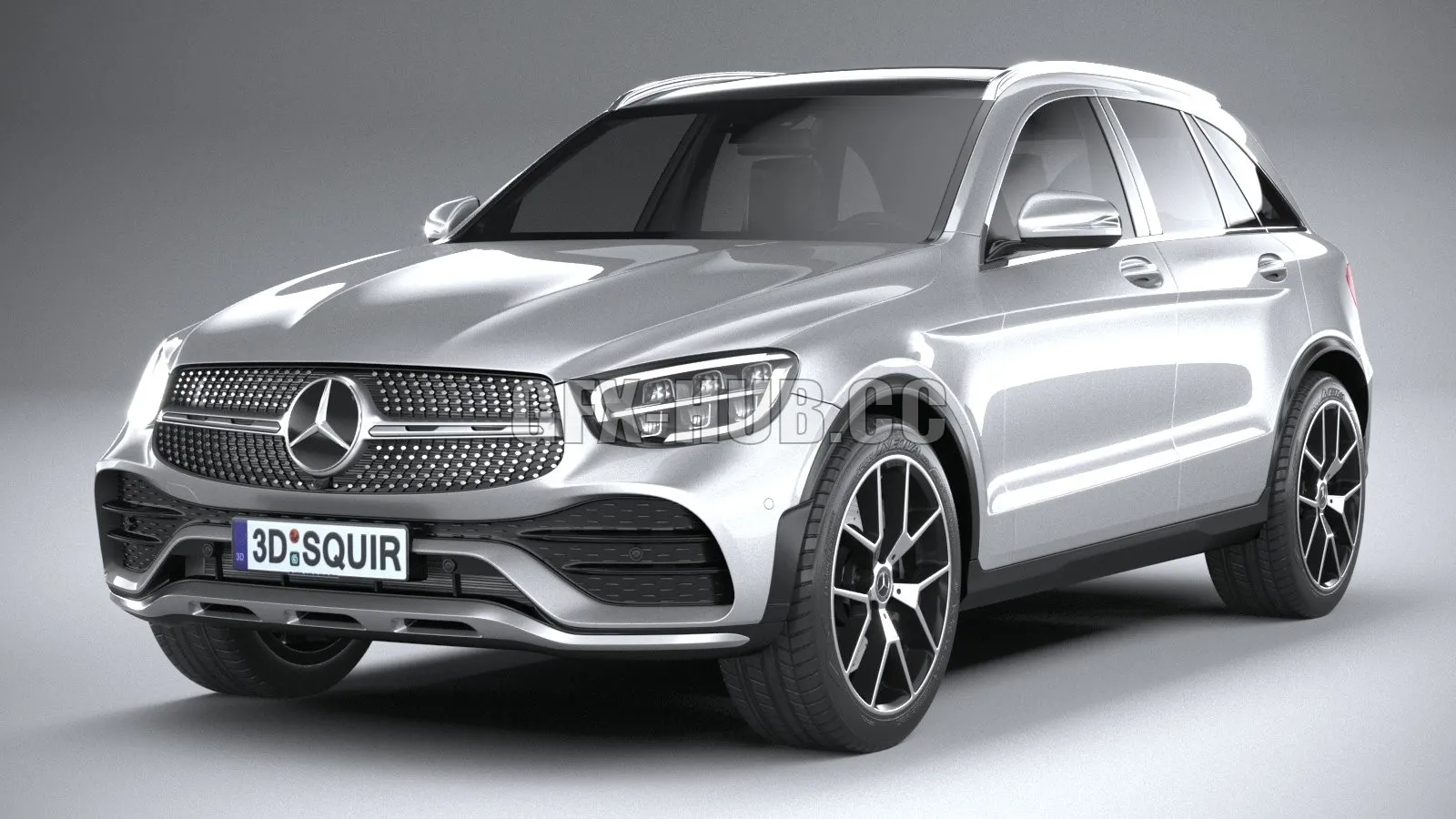 CAR – SUV Mercedes-Benz GLC AMG 2020 3D Model