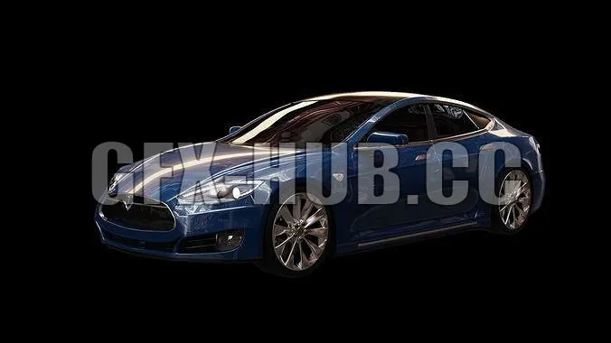 CAR – Tesla Model S 3D Model