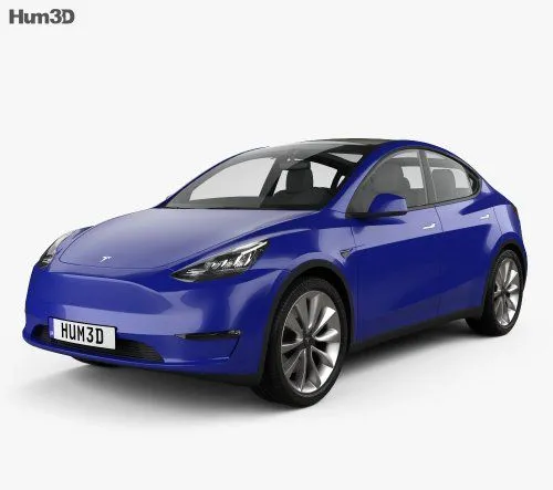 CAR – Tesla Model Y 2021 3D Model