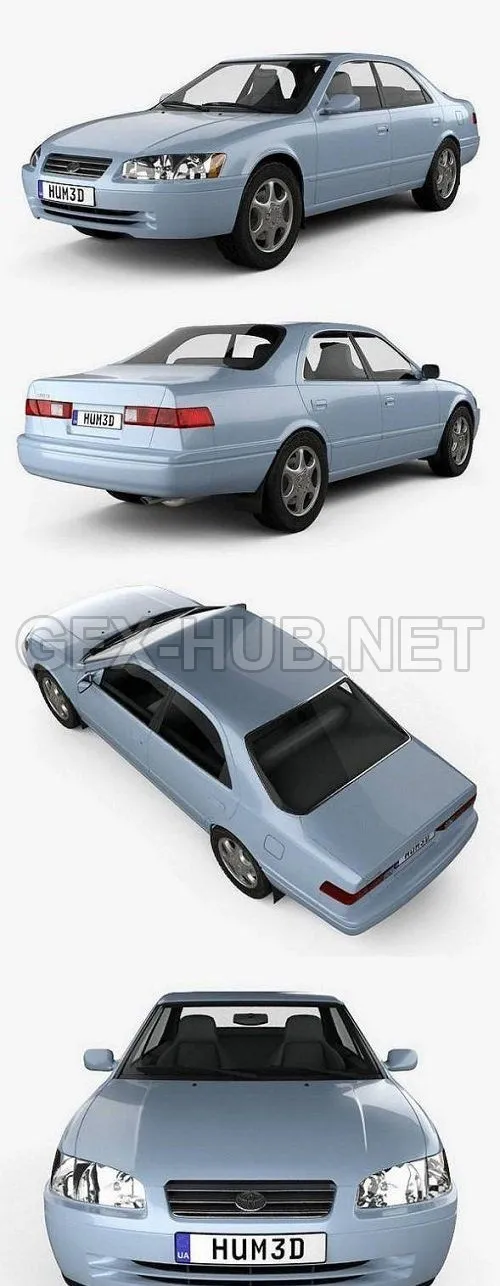 CAR – Toyota Camry (XV20) 1997 3D Model