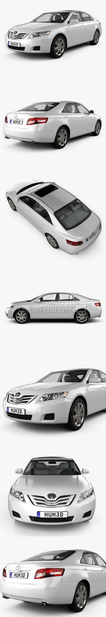 CAR – Toyota Camry LE 2010  3D Model