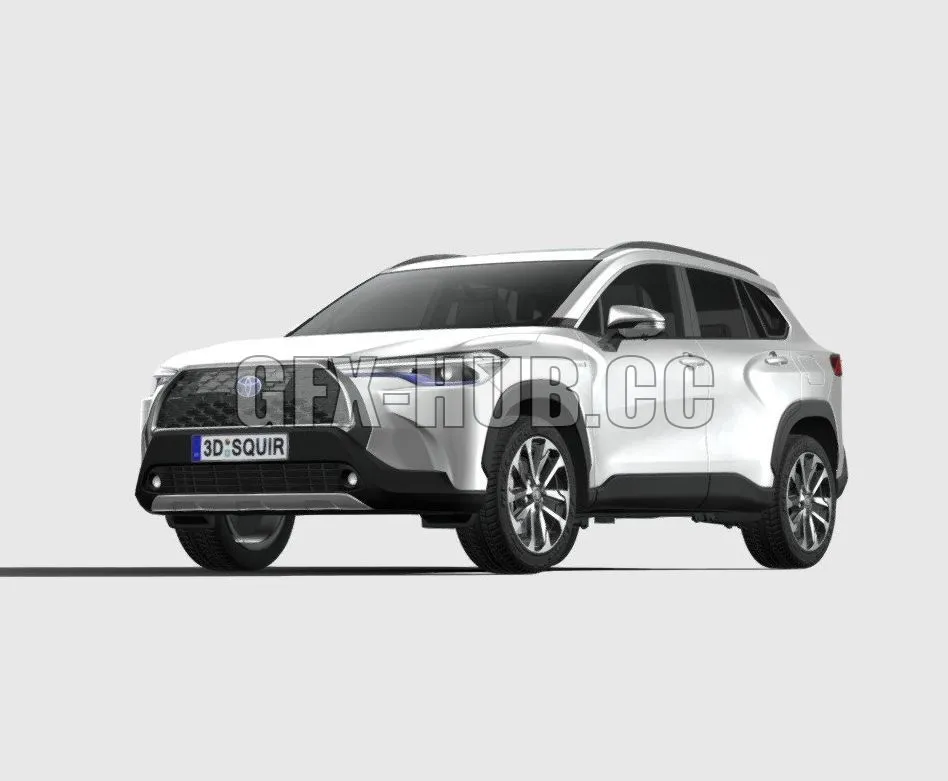 CAR – Toyota Corolla Cross 2021 3D Model