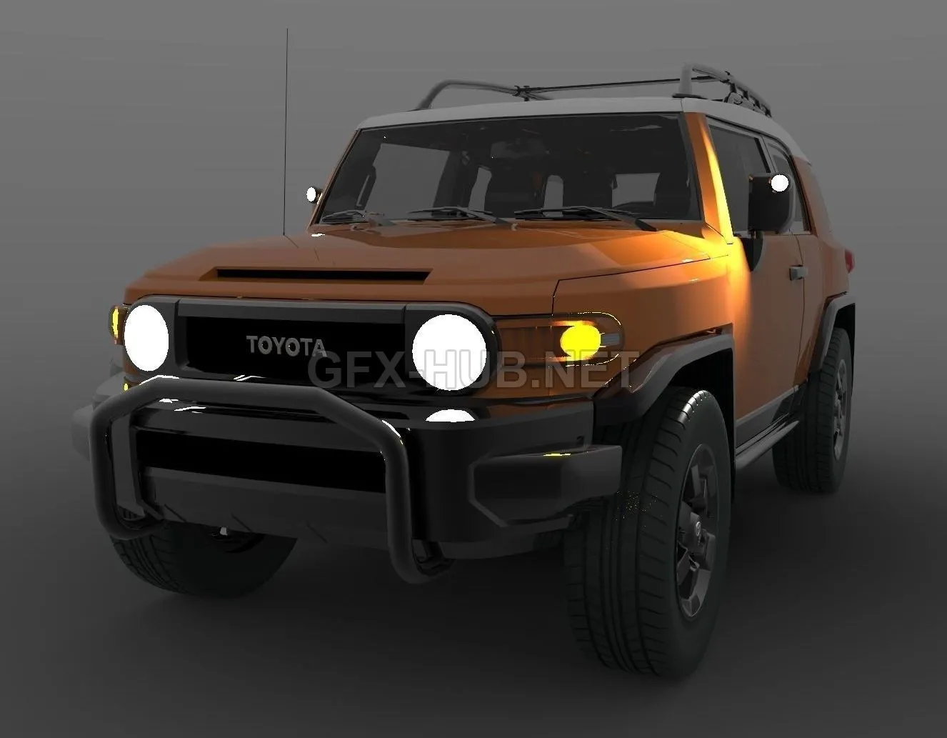 CAR – Toyota FJ Cruiser Detailed Design 3D Model