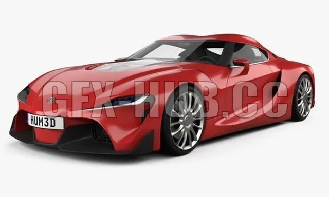 CAR – Toyota FT-1 2014 car 3D Model