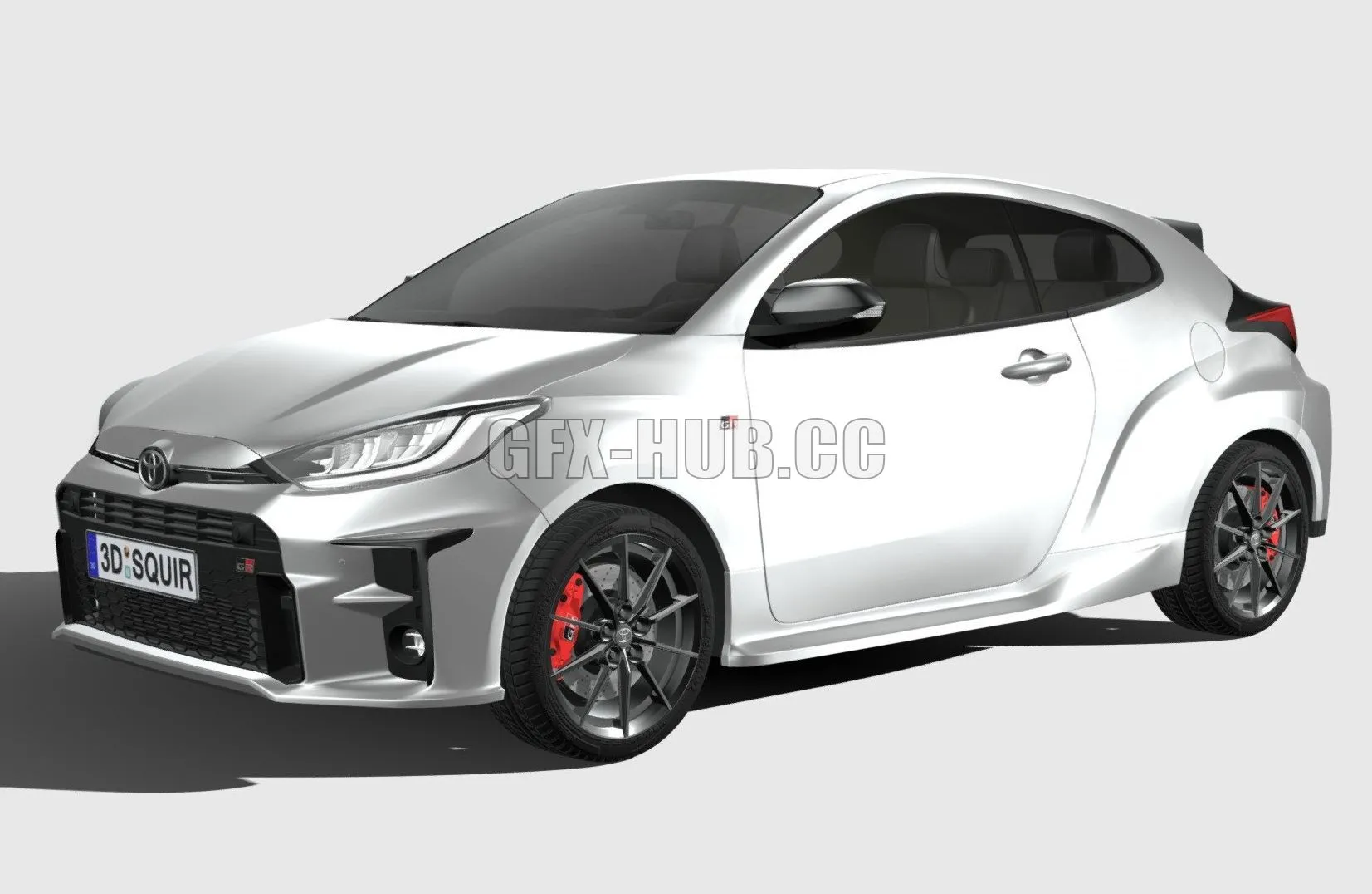 CAR – Toyota GR Yaris 2020 3D Model