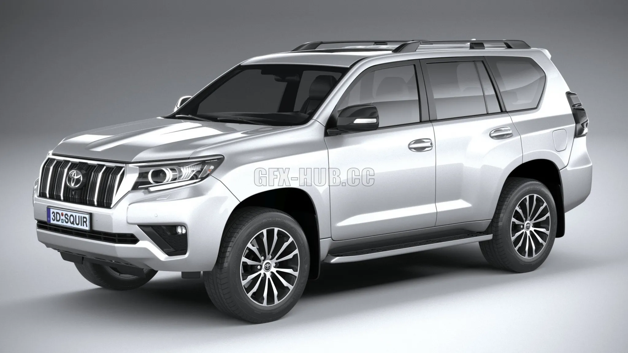 CAR – Toyota Land Cruiser 2021 3D Model