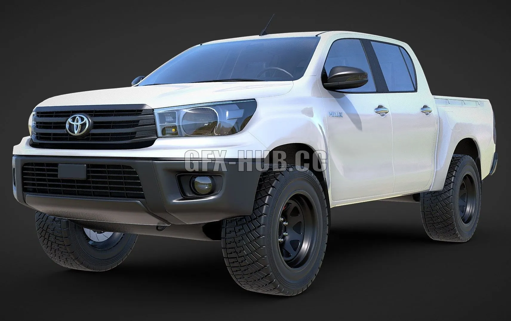 CAR – Toyota N80 Hilux Stock 3D Model