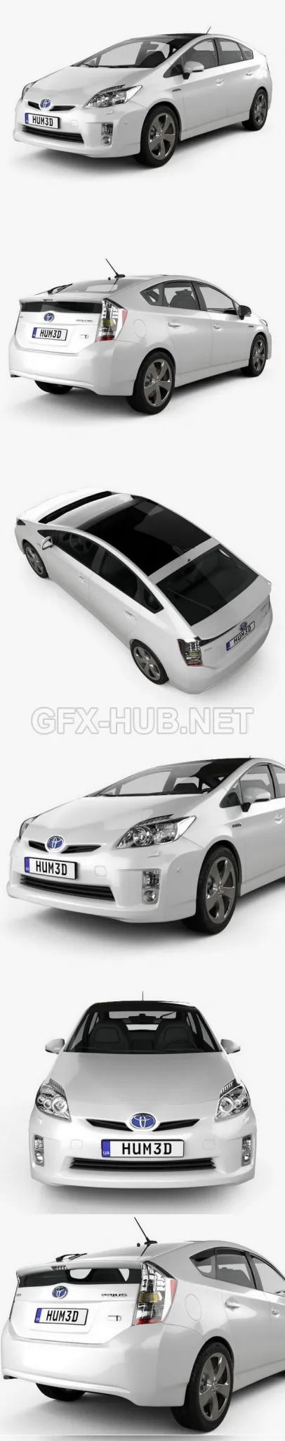 CAR – Toyota Prius 2010  3D Model
