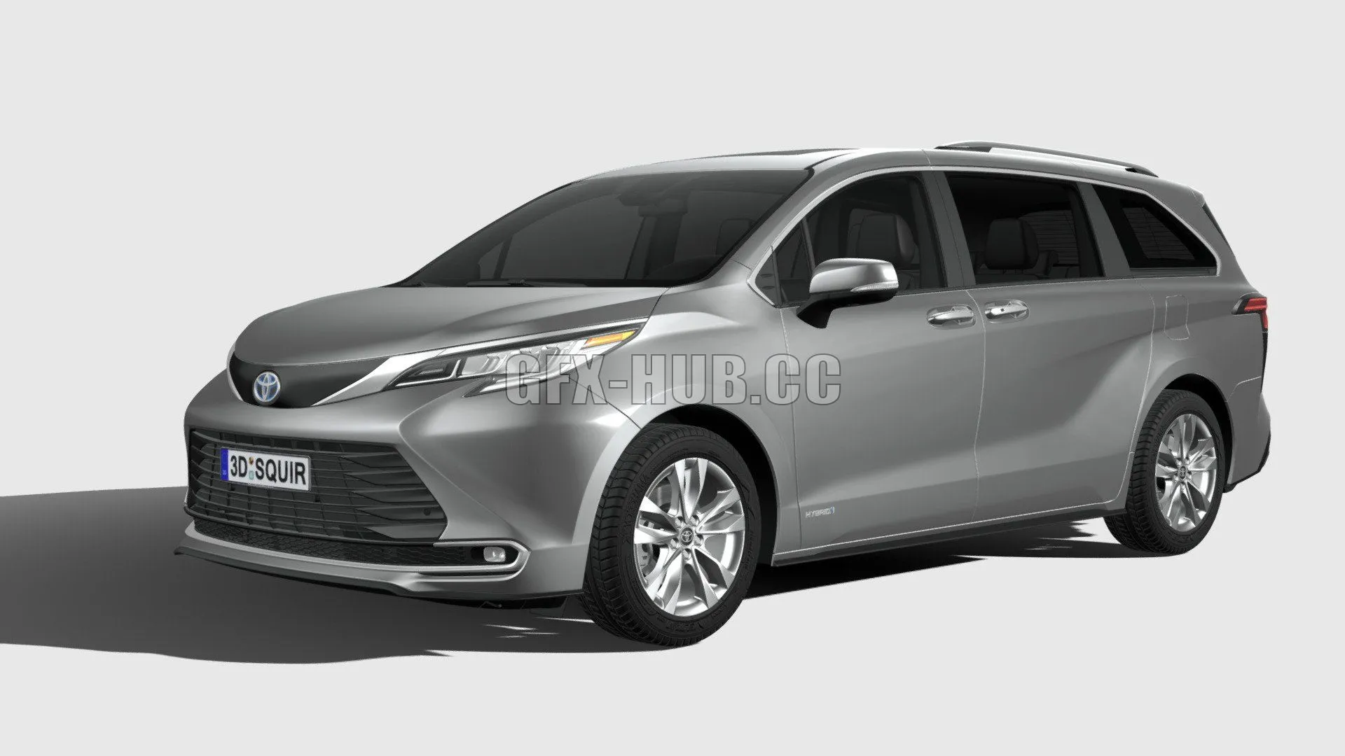 CAR – Toyota Sienna 2021 3D Model