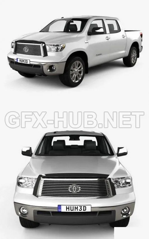 CAR – Toyota Tundra Crew Max 2011  3D Model