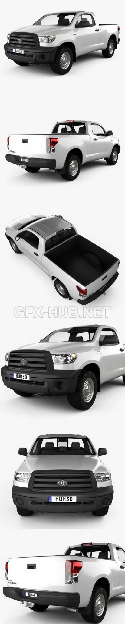 CAR – Toyota Tundra Regular Cab 2011  3D Model
