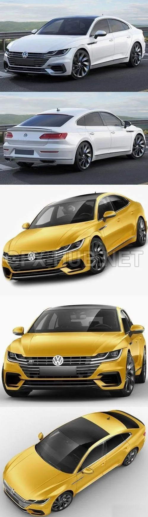 CAR – Volkswagen Arteon R-line 2018  3D Model