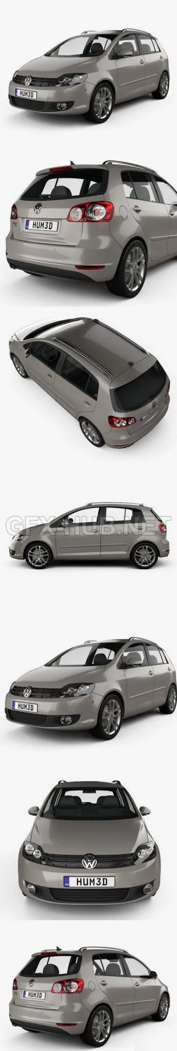 CAR – Volkswagen Golf Plus 2011  3D Model