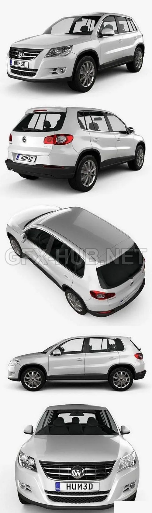 CAR – Volkswagen Tiguan 2010 3D Model