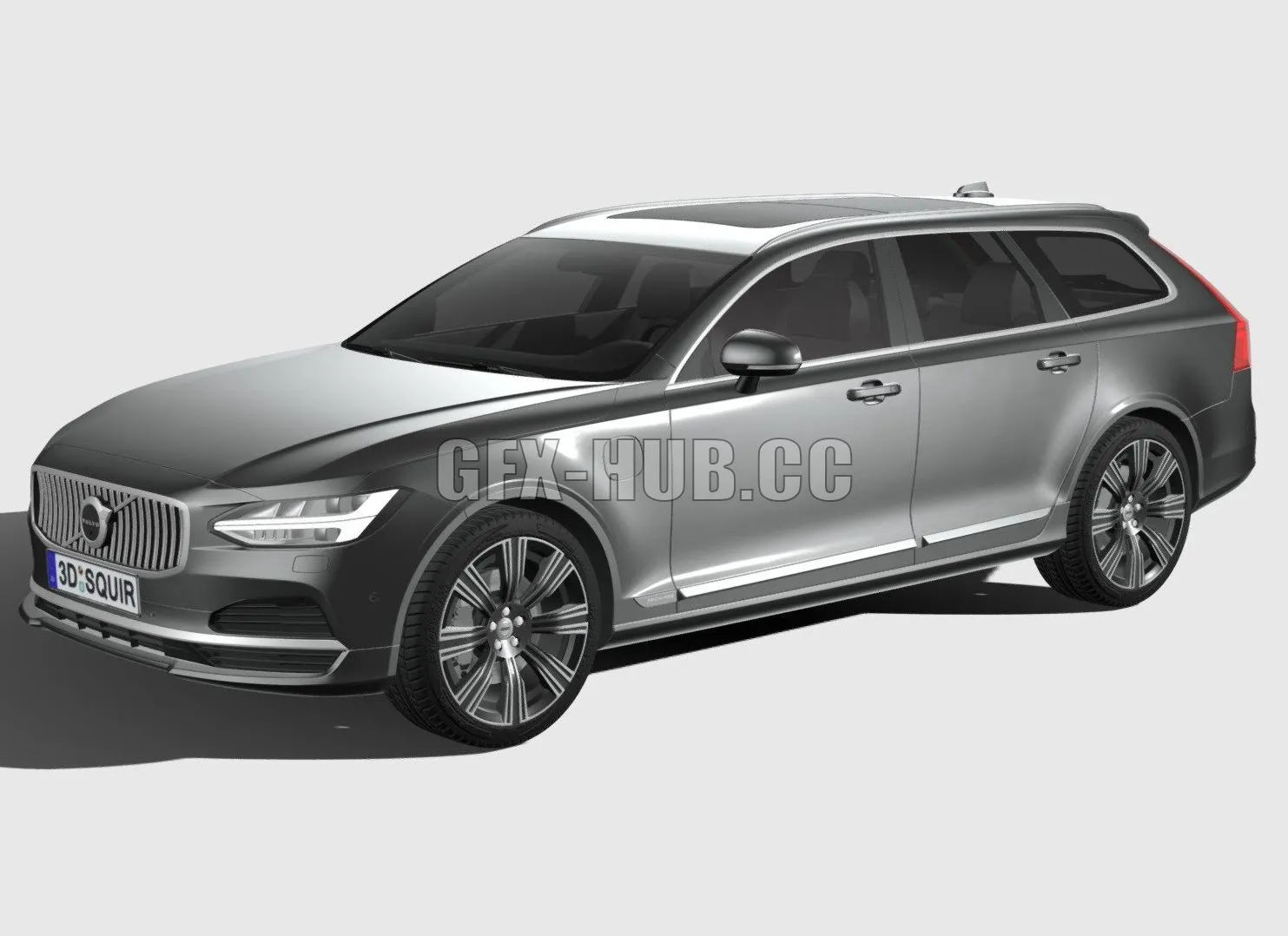 CAR – Volvo V90 Estate 2020 3D Model