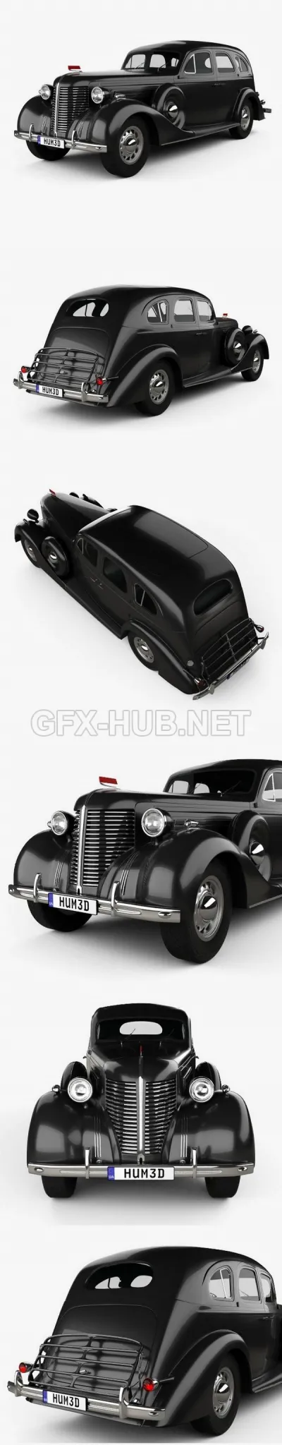 CAR – ZIS 101A 1939  3D Model