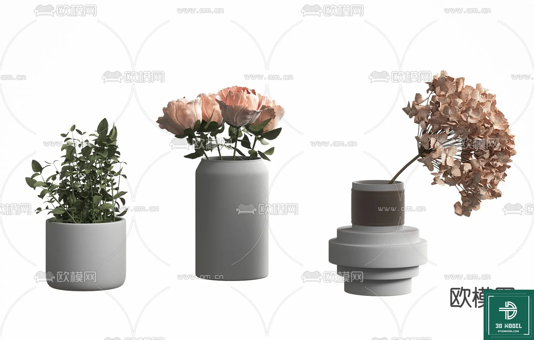 FLOWER VASE 3D MODEL – 081