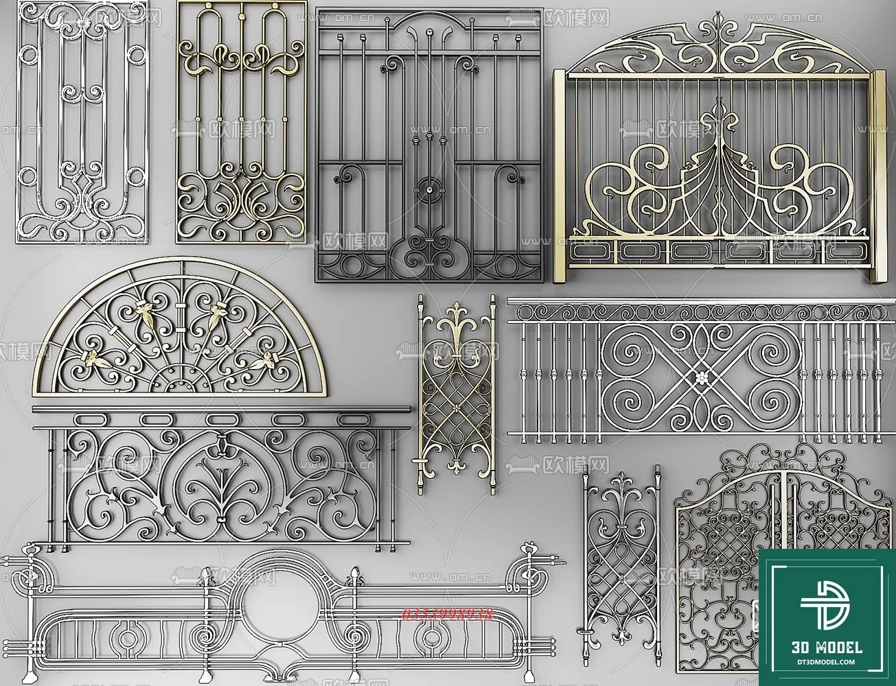 CLASSIC GATE – 3D MODELS – 012