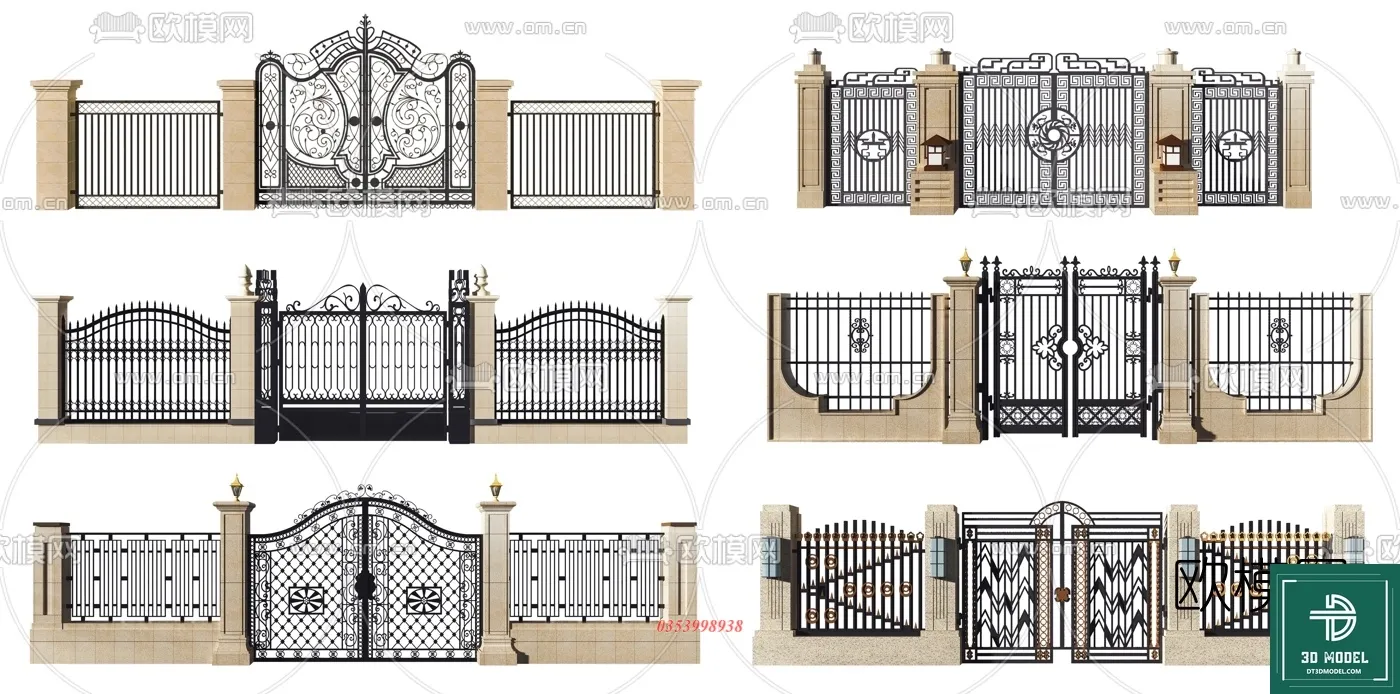 CLASSIC GATE – 3D MODELS – 016