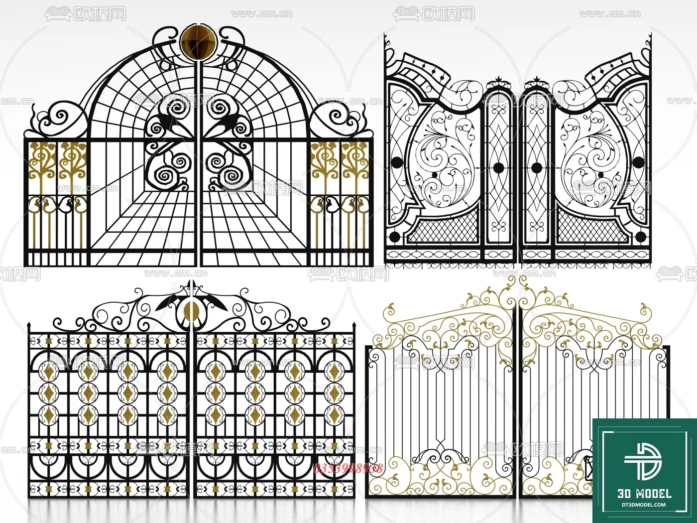 CLASSIC GATE – 3D MODELS – 025