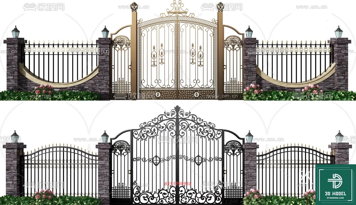 CLASSIC GATE – 3D MODELS – 036
