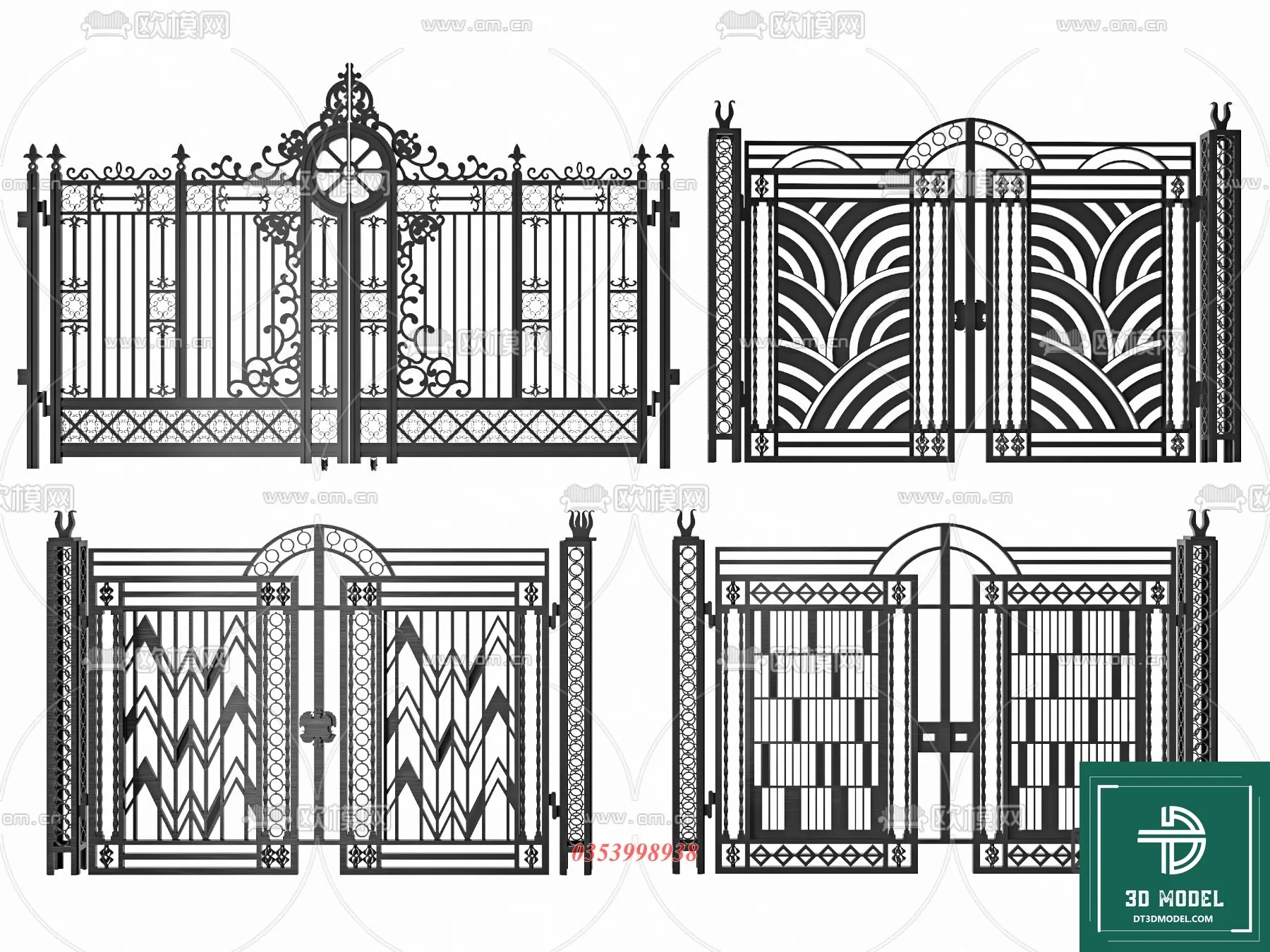 CLASSIC GATE – 3D MODELS – 080