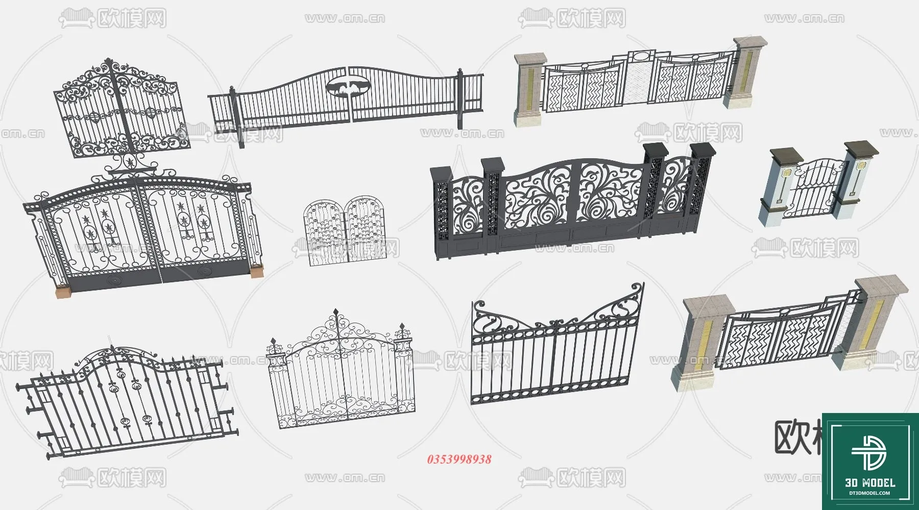 CLASSIC GATE – 3D MODELS – 095