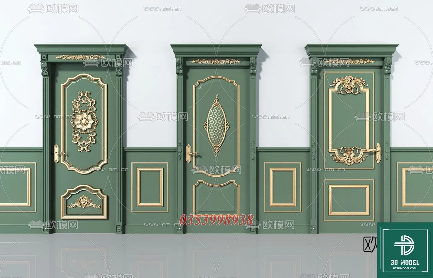 CLASSIC DOOR – 3dsmax MODELS – 003