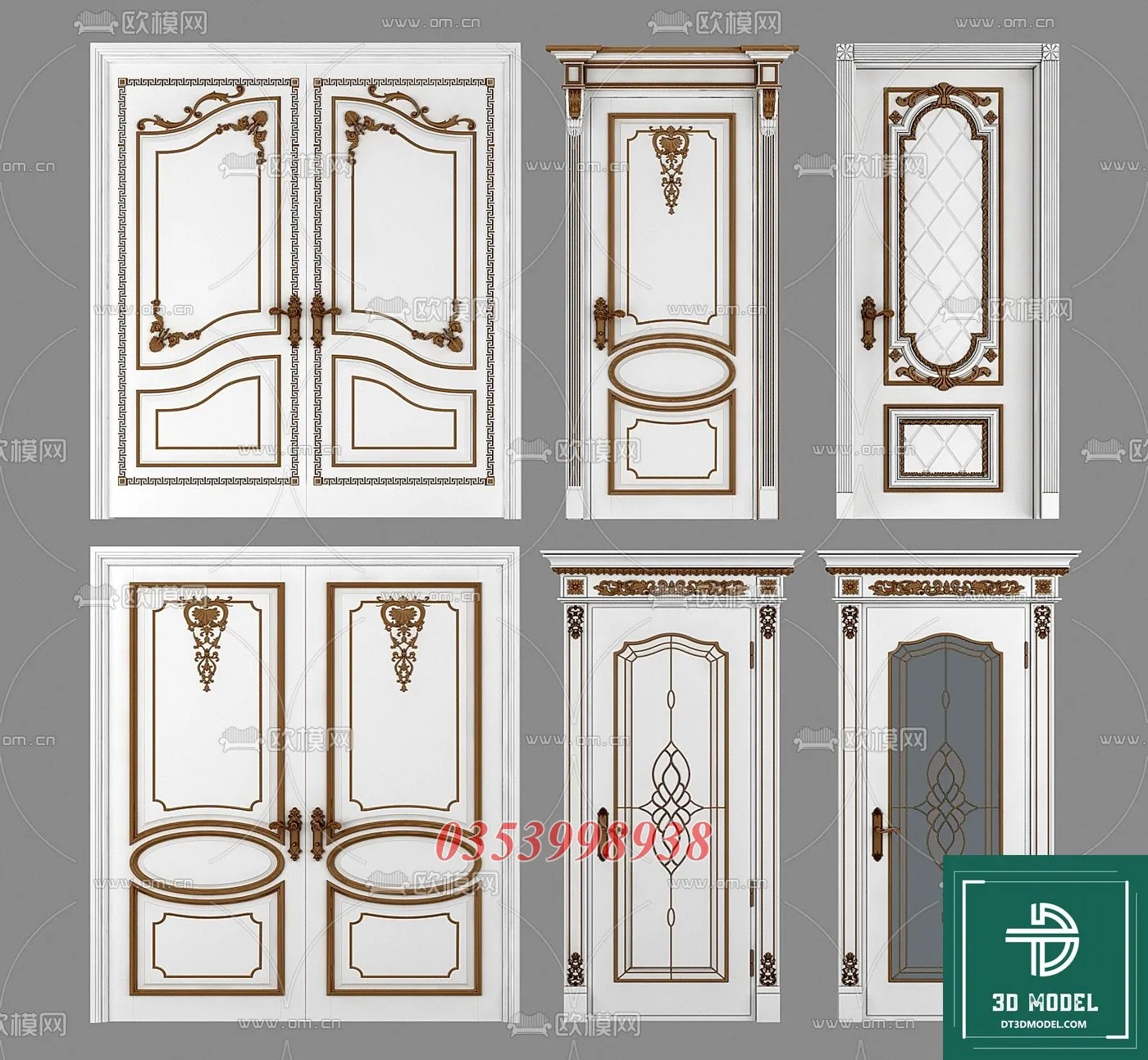 CLASSIC DOOR – 3dsmax MODELS – 019
