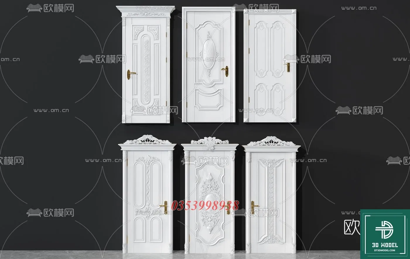 CLASSIC DOOR – 3dsmax MODELS – 029