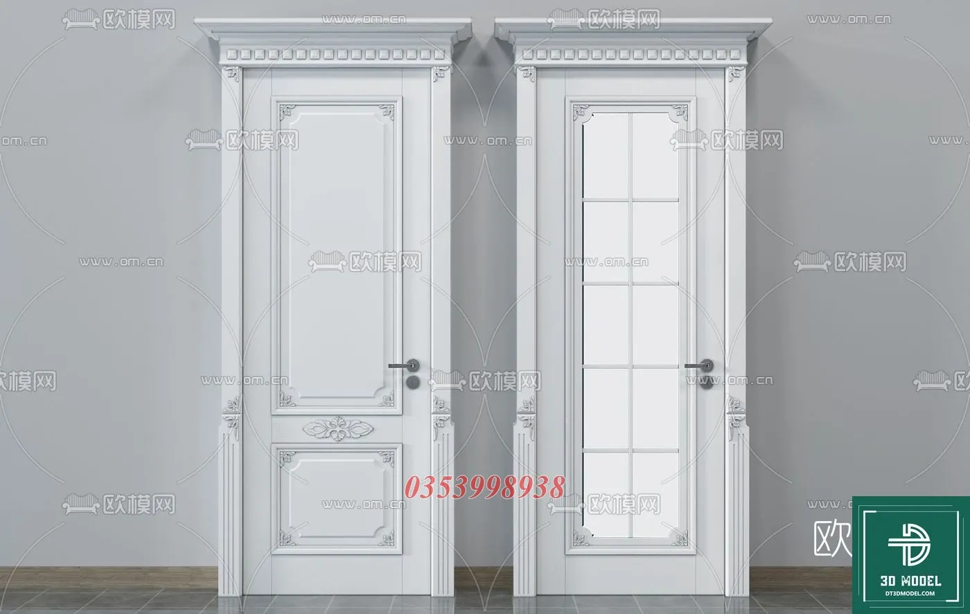 CLASSIC DOOR – 3dsmax MODELS – 030
