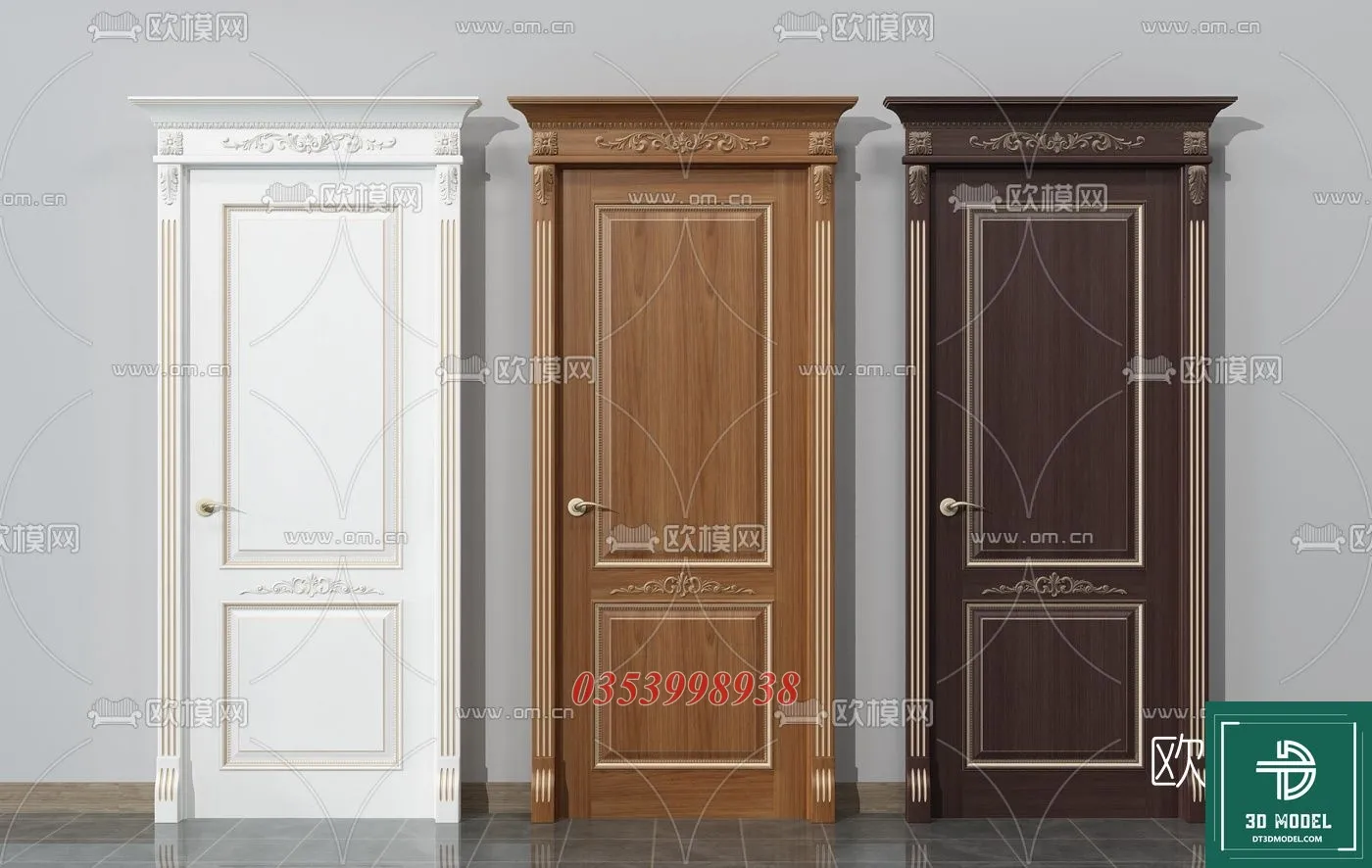 CLASSIC DOOR – 3dsmax MODELS – 031