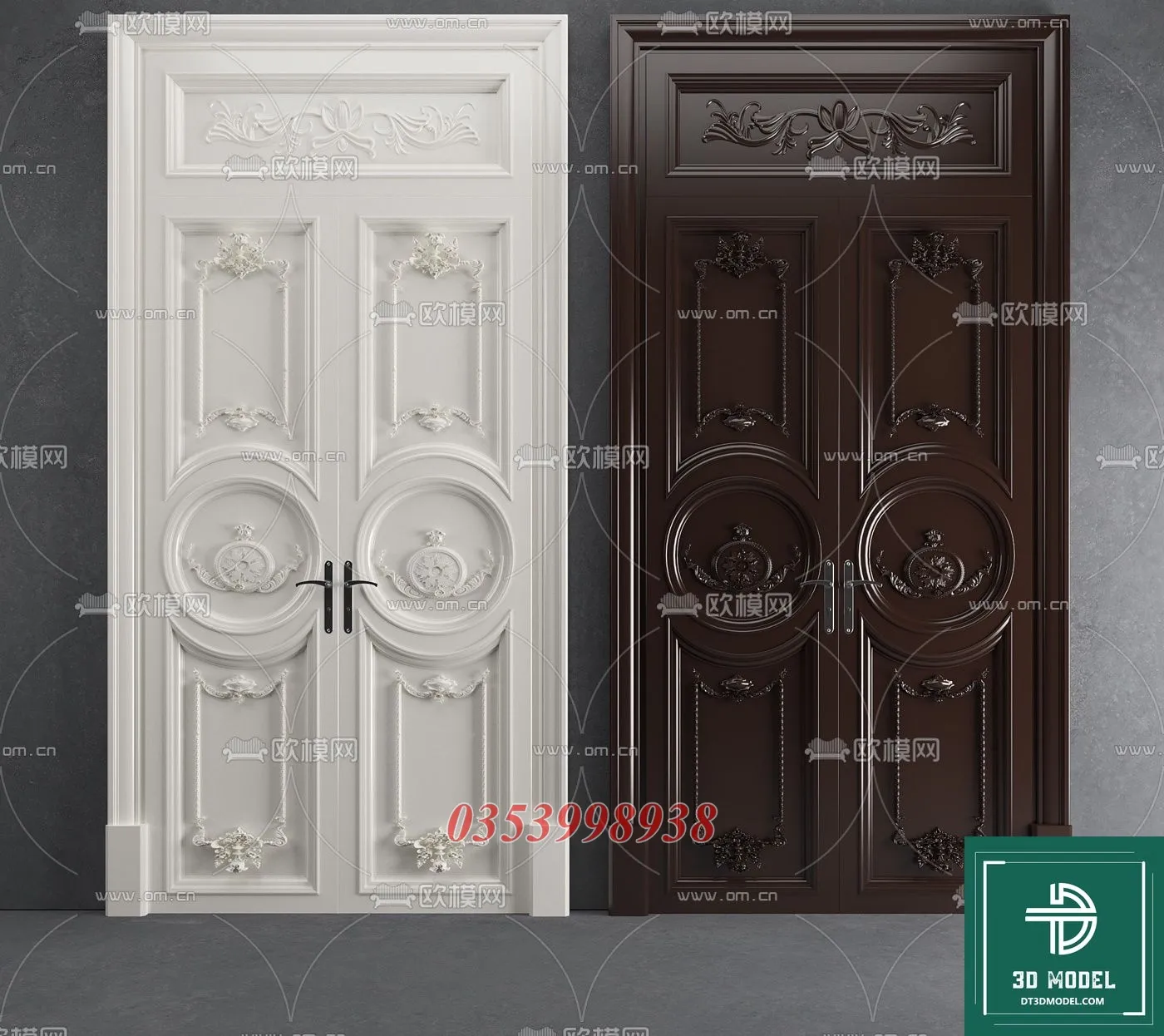 CLASSIC DOOR – 3dsmax MODELS – 041