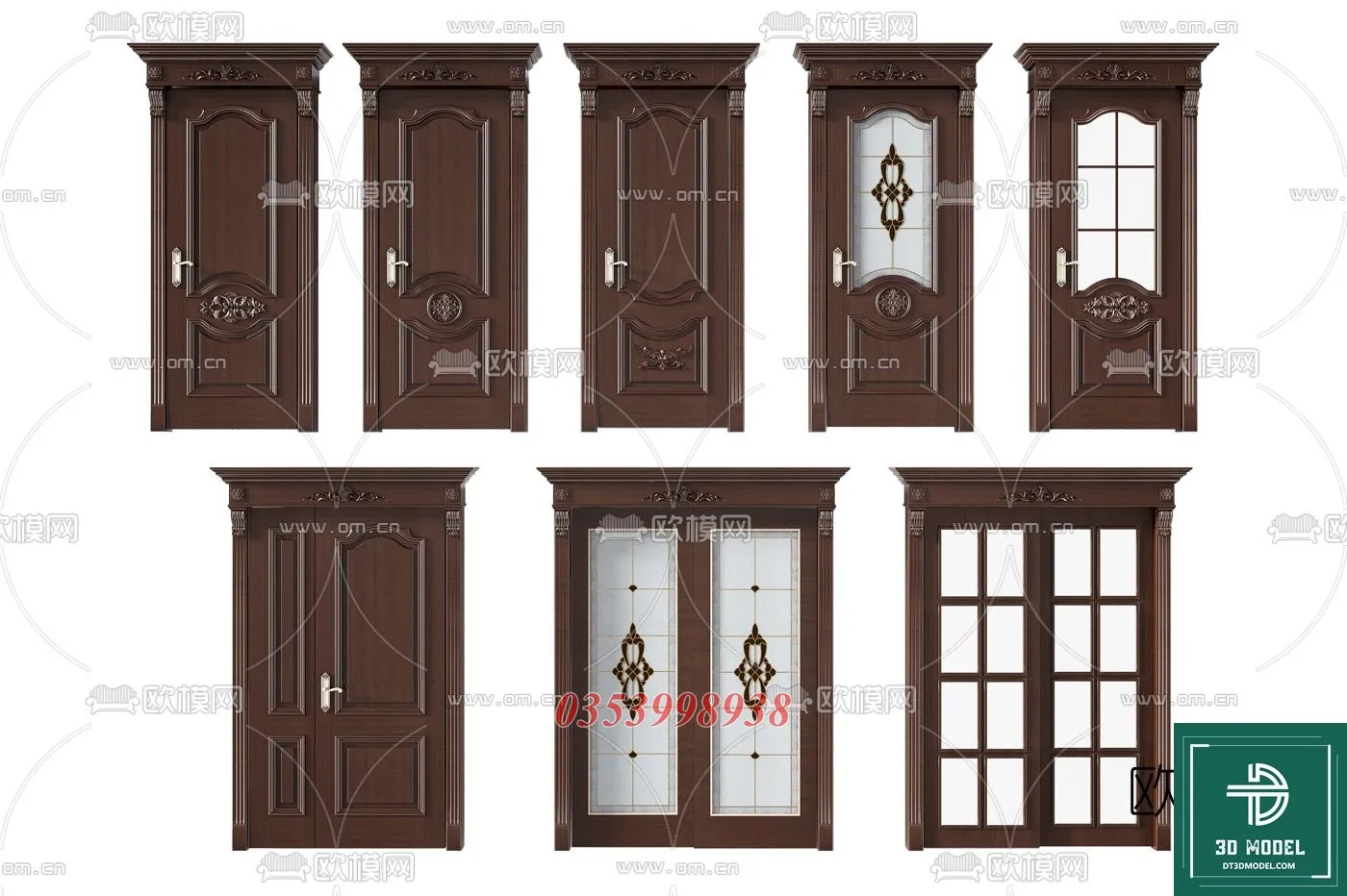 CLASSIC DOOR – 3dsmax MODELS – 045