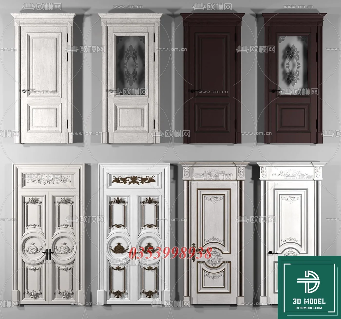 CLASSIC DOOR – 3dsmax MODELS – 064