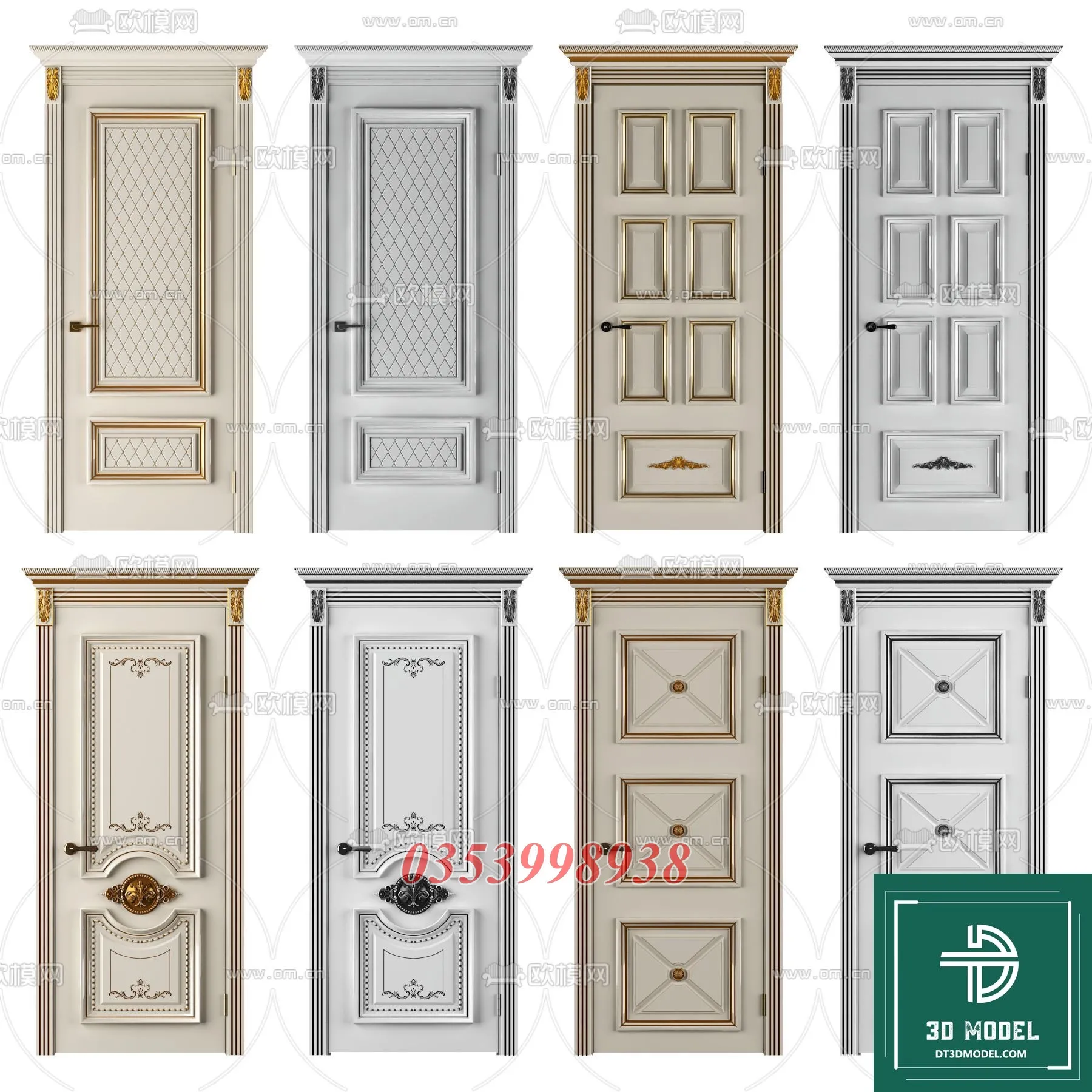 CLASSIC DOOR – 3dsmax MODELS – 079