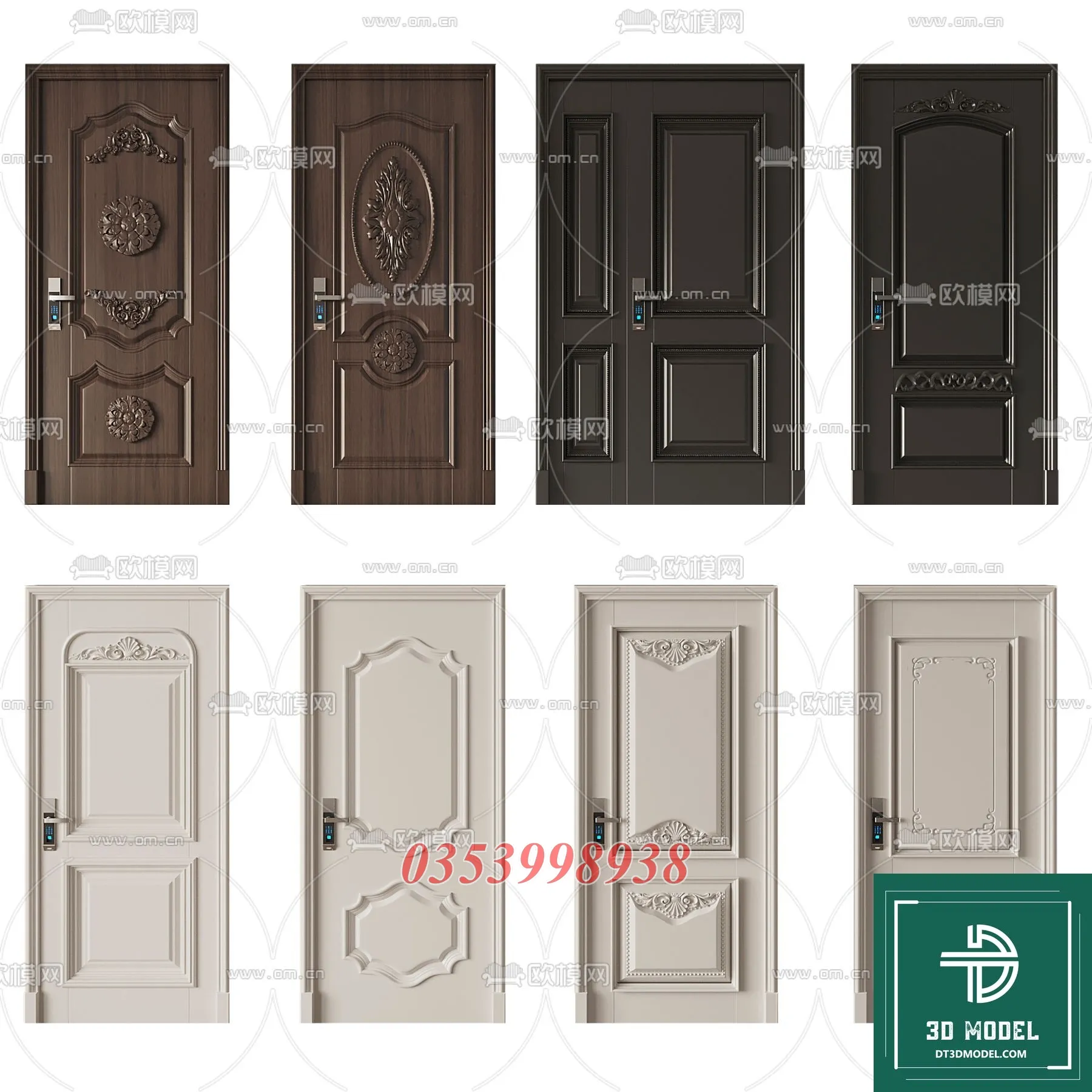 CLASSIC DOOR – 3dsmax MODELS – 087